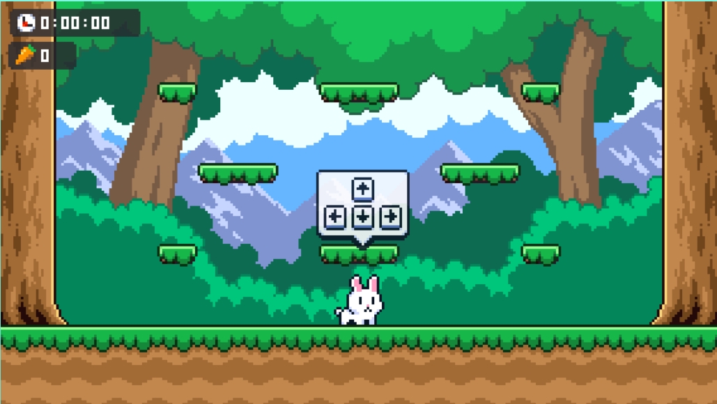 Hungry Rabbit Gameplay Screenshot 2 - Carrot Collection